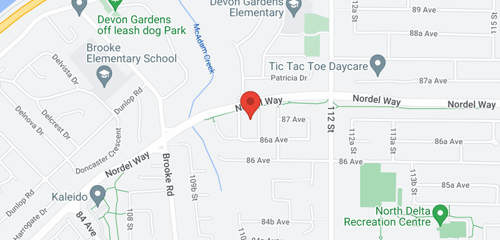 map of 8669 110A STREET